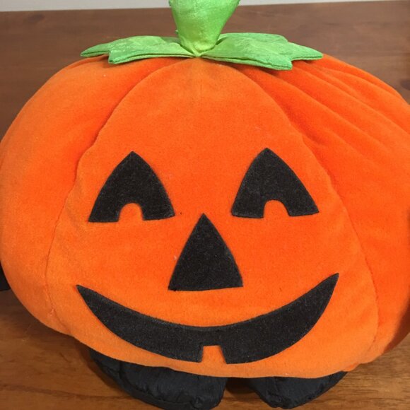 Pumpkin Jack-o-lantern Plush - Picture 2 of 4